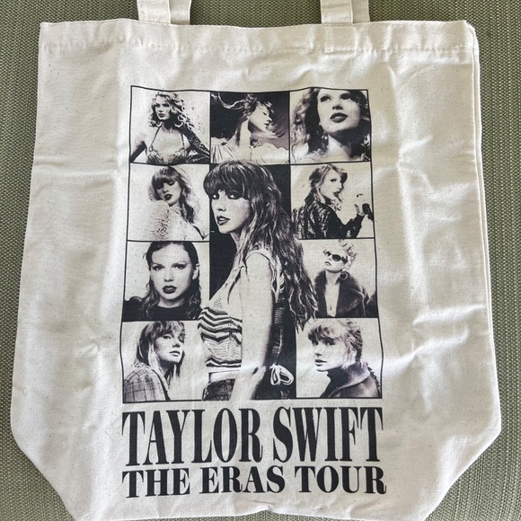 Taylor Swift Eras Tour Tote VIP Canvas Tote Bag - Picture 5 of 8